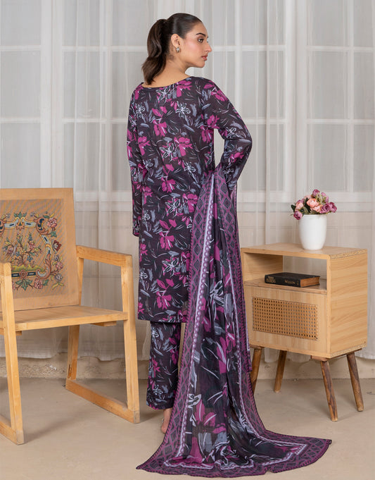 Shabnum - 3 Piece Stitched Printed Lawn