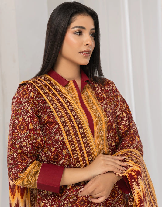 3 Piece - Digitally Printed Khaddar - R113