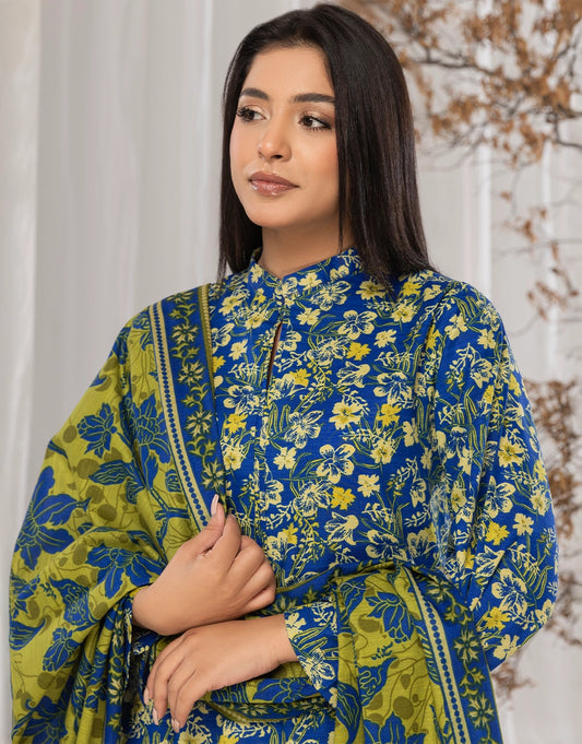 3 Piece - Digitally Printed Khaddar - R117