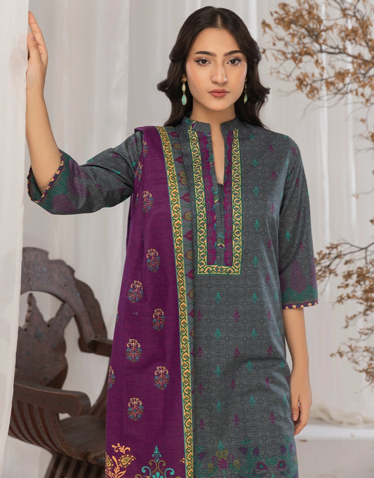 3 Piece - Digitally Printed Khaddar - R120