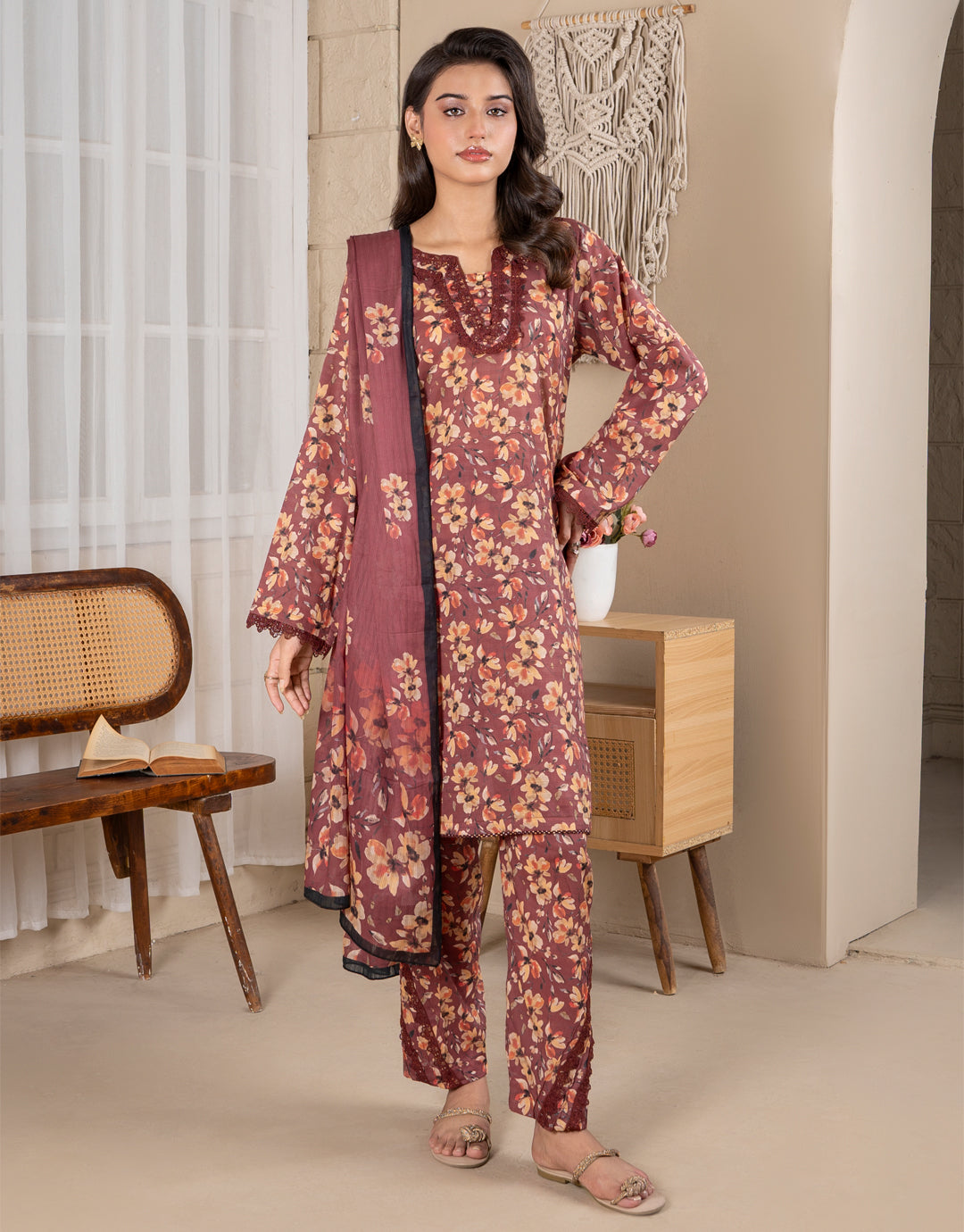 Safina - 3 Piece Stitched Printed Lawn