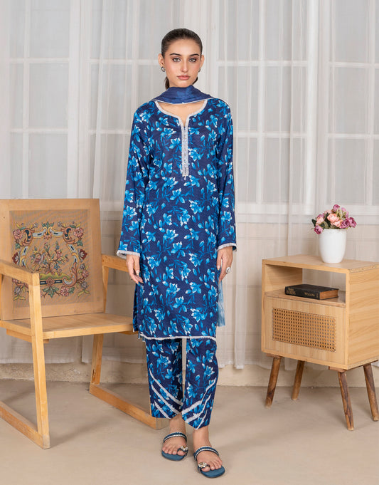 Rang e Jaan - 3 Piece Stitched Printed Lawn