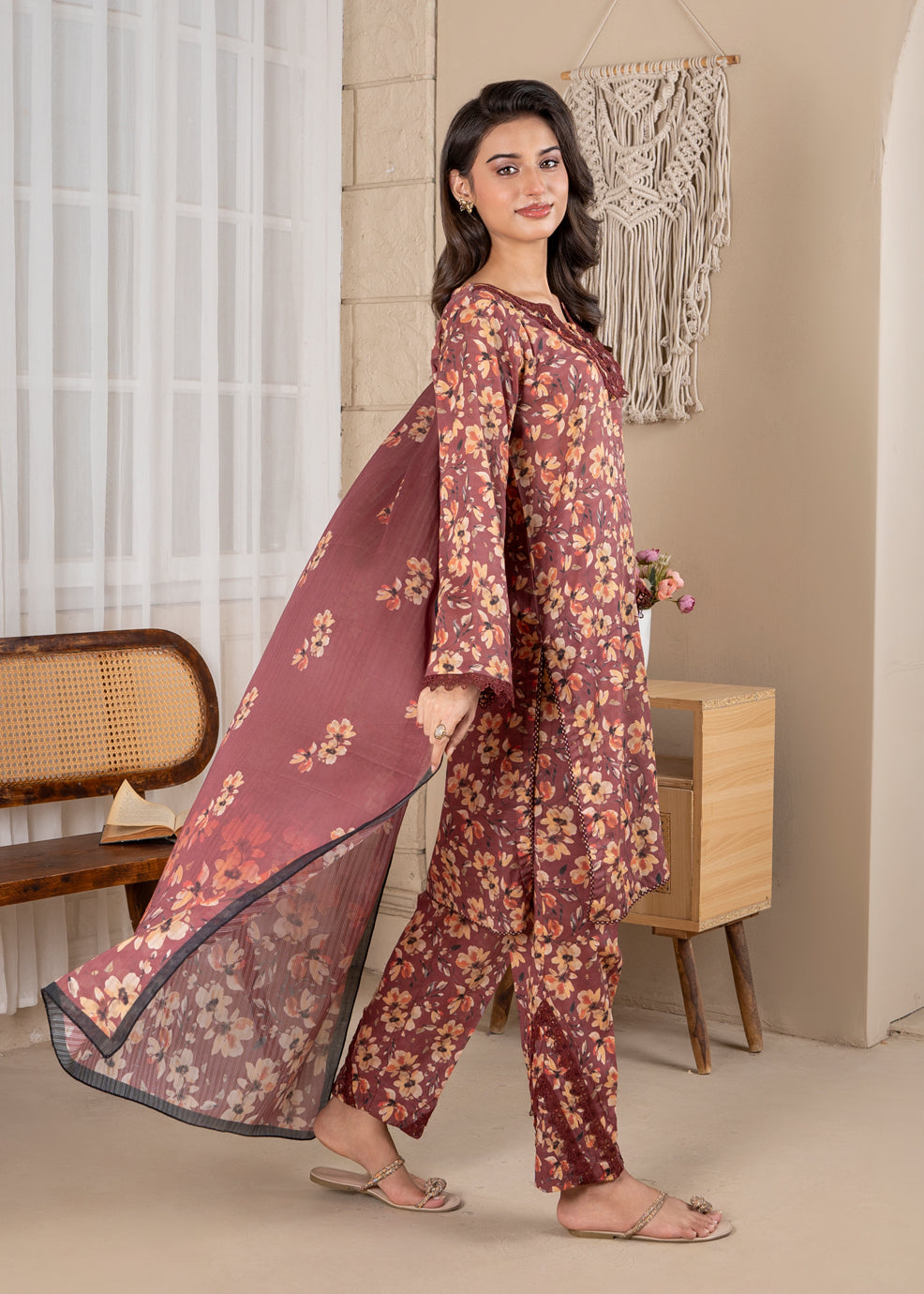Safina - 3 Piece Stitched Printed Lawn