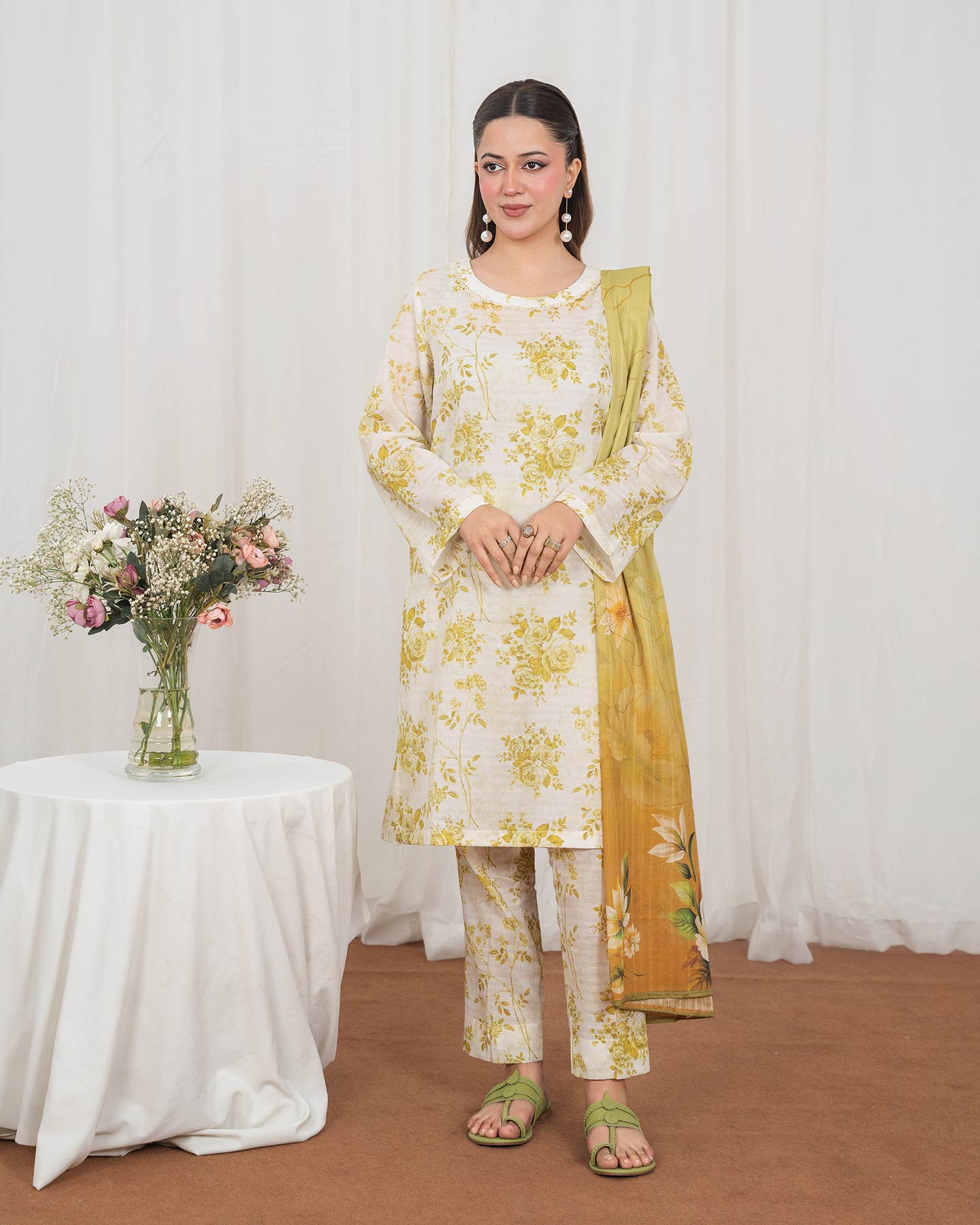 3 Piece Stitched Printed Lawn - 02568