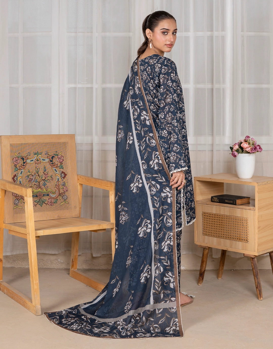 Gul Nar - 3 Piece Stitched Printed Lawn