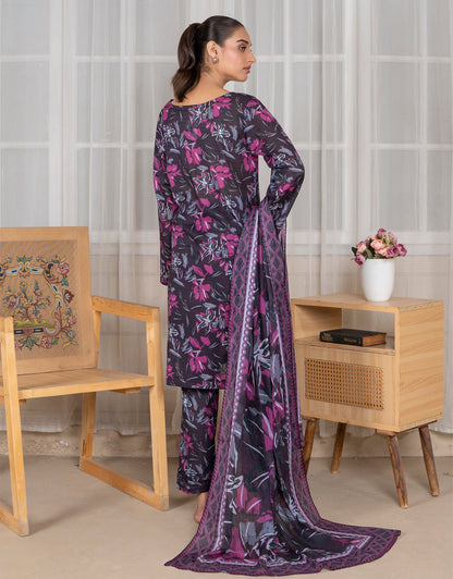 Shabnum - 3 Piece Stitched Printed Lawn