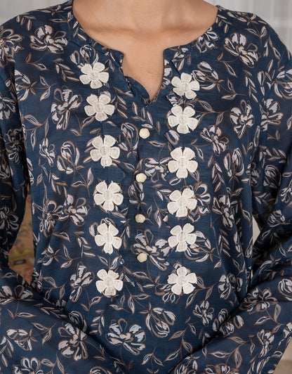 Gul Nar - 3 Piece Stitched Printed Lawn