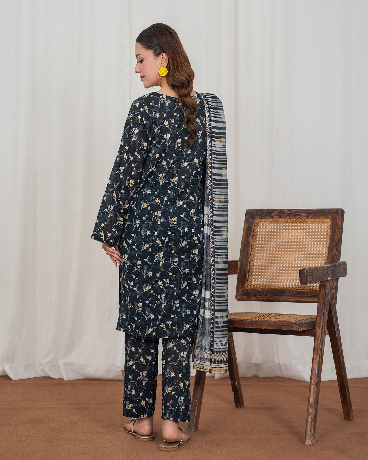 3 Piece Stitched Printed Lawn - 02568