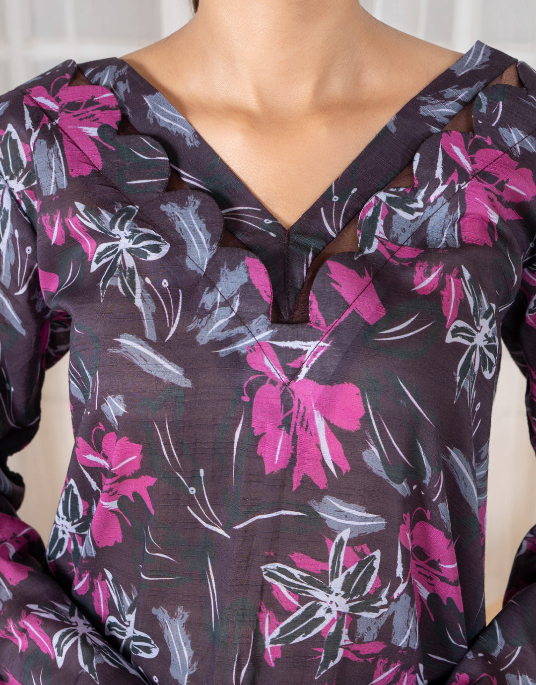 Shabnum - 3 Piece Stitched Printed Lawn