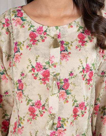 Nida - 3 Piece Stitched Printed Lawn