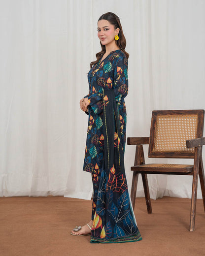 3 Piece Stitched Printed Lawn - 02568