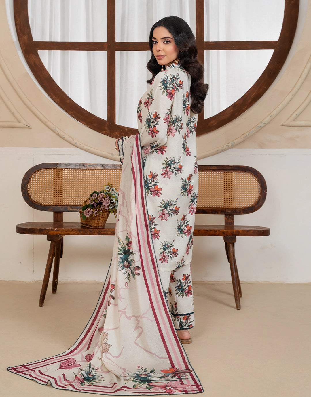 Aarizaa - 3 Piece Stitched Printed Karandi