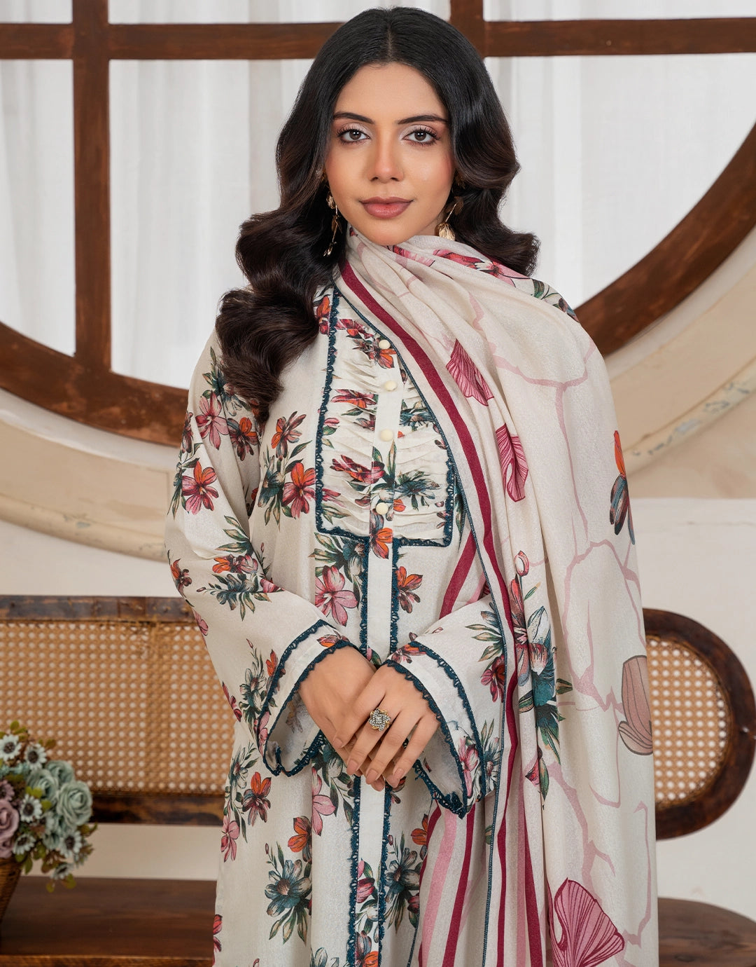 Aarizaa - 3 Piece Stitched Printed Karandi