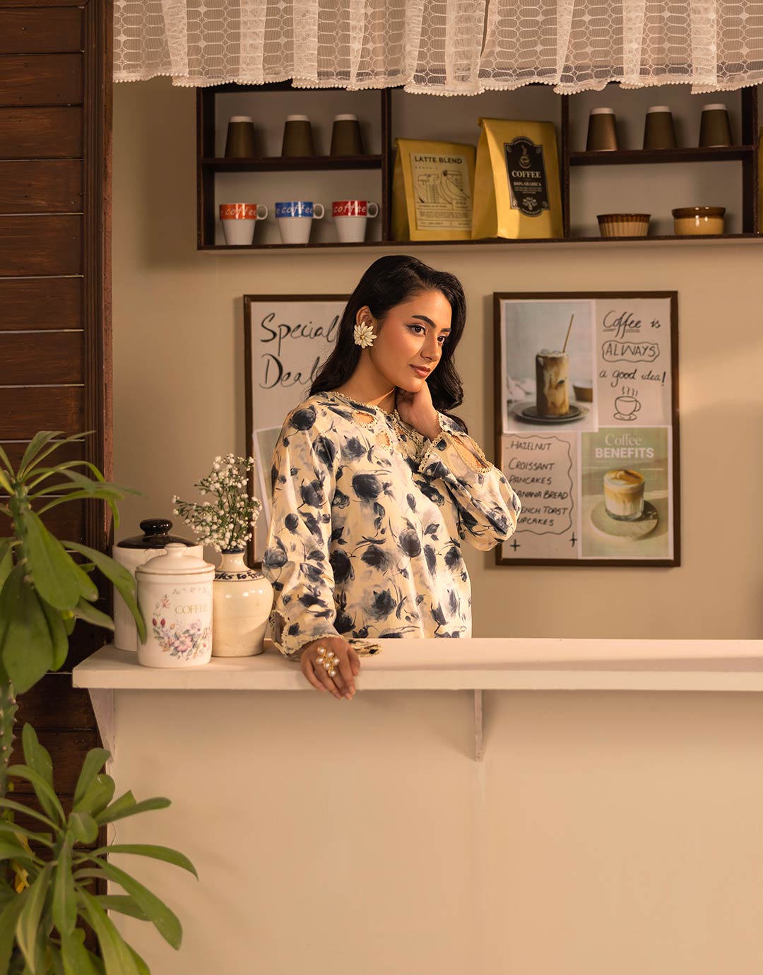 Azure By Sara Sheen AlHamra fabrics 