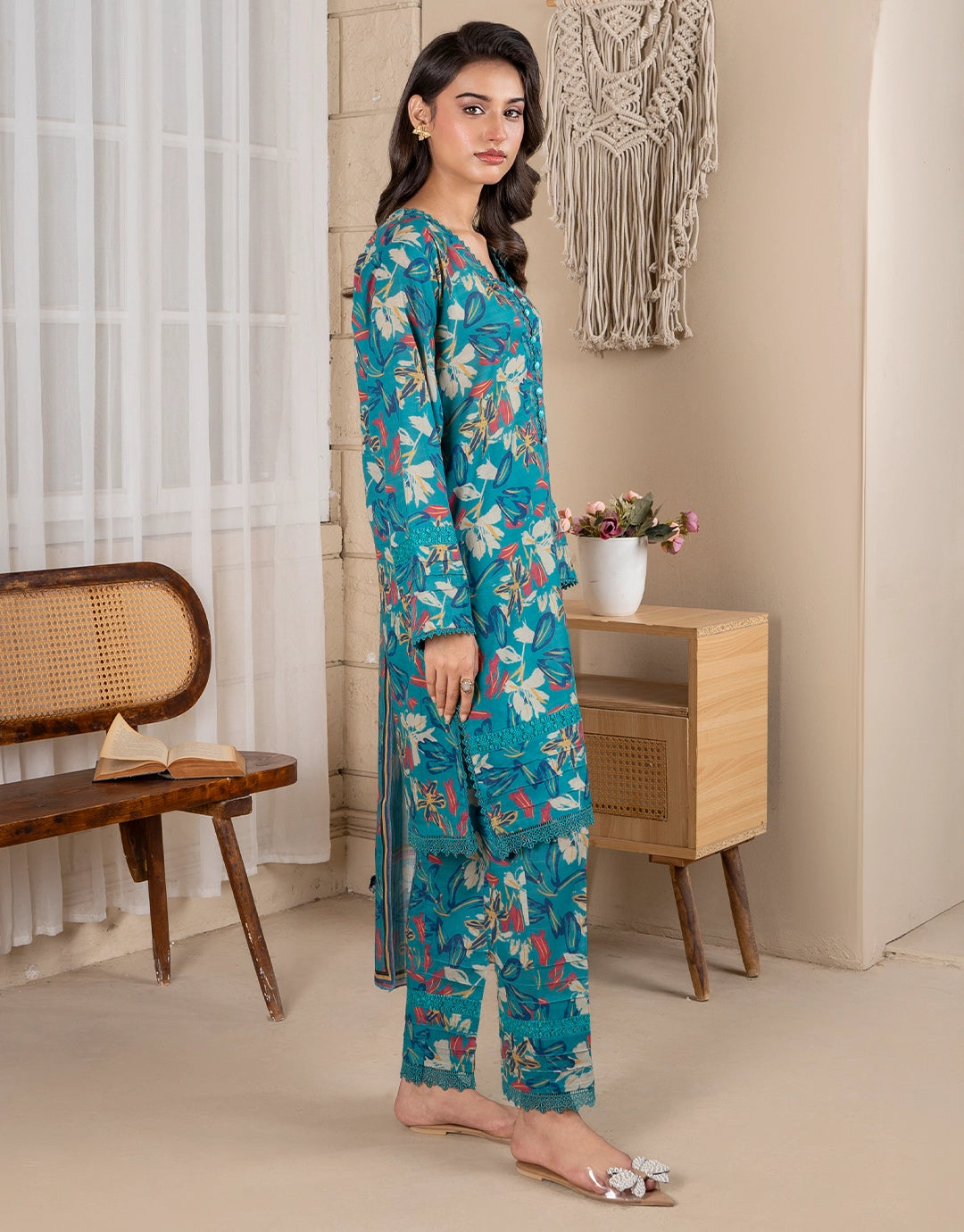 Dil e Laila - 3 Piece Stitched Printed Lawn