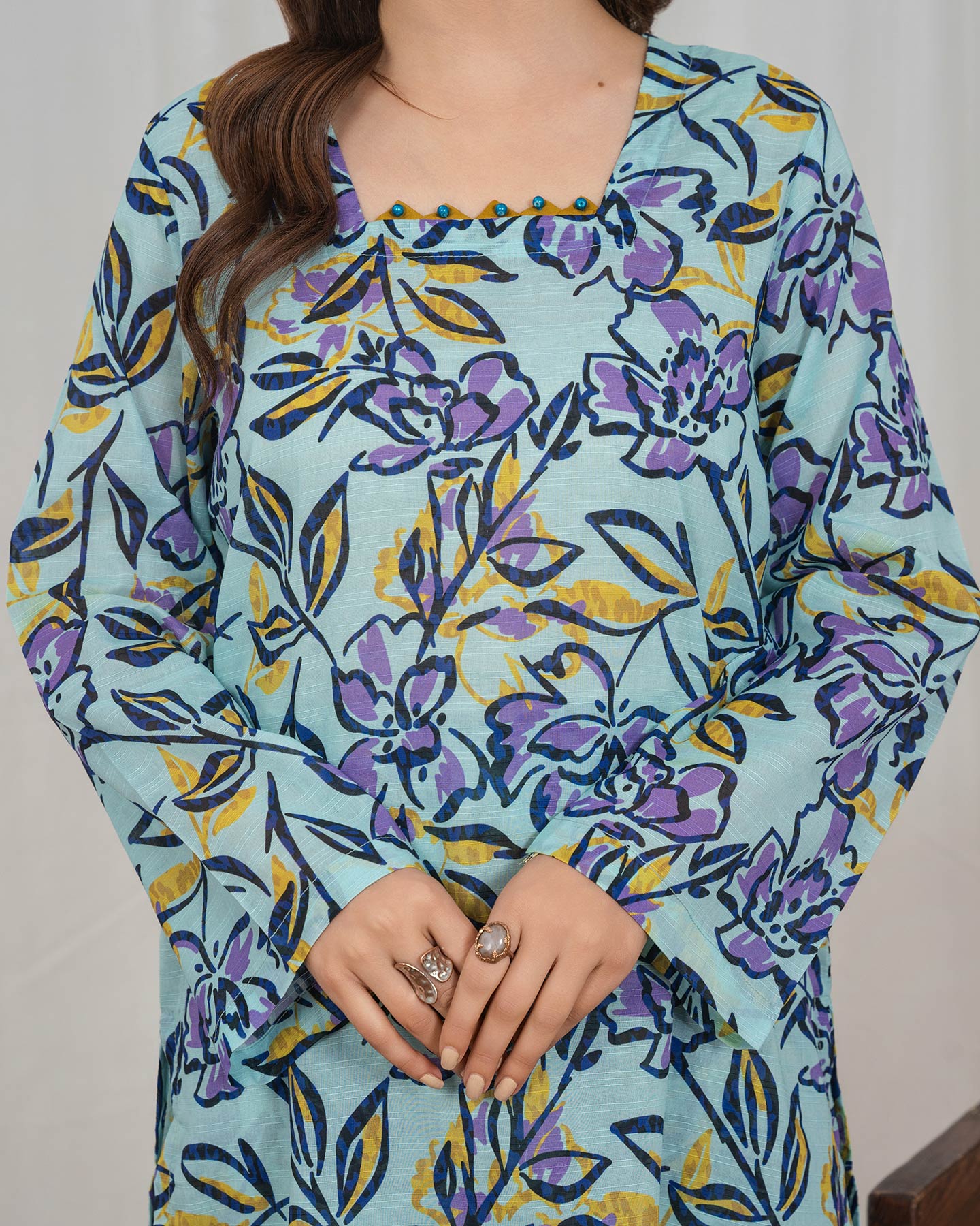 3 Piece Stitched Printed Lawn - 02568