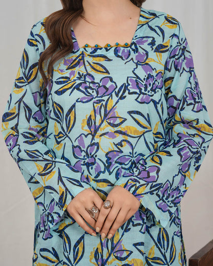 3 Piece Stitched Printed Lawn - 02568