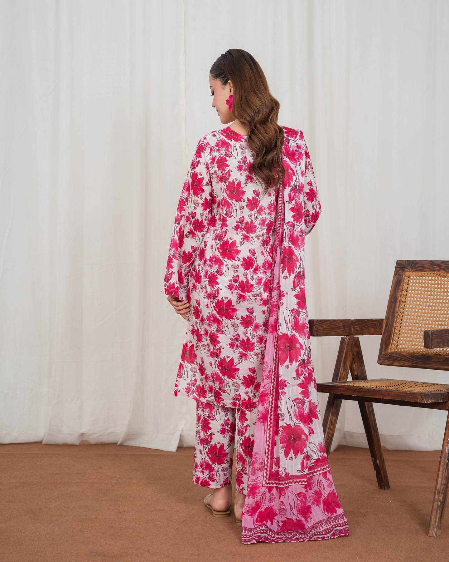 3 Piece Stitched Printed Lawn - 02568