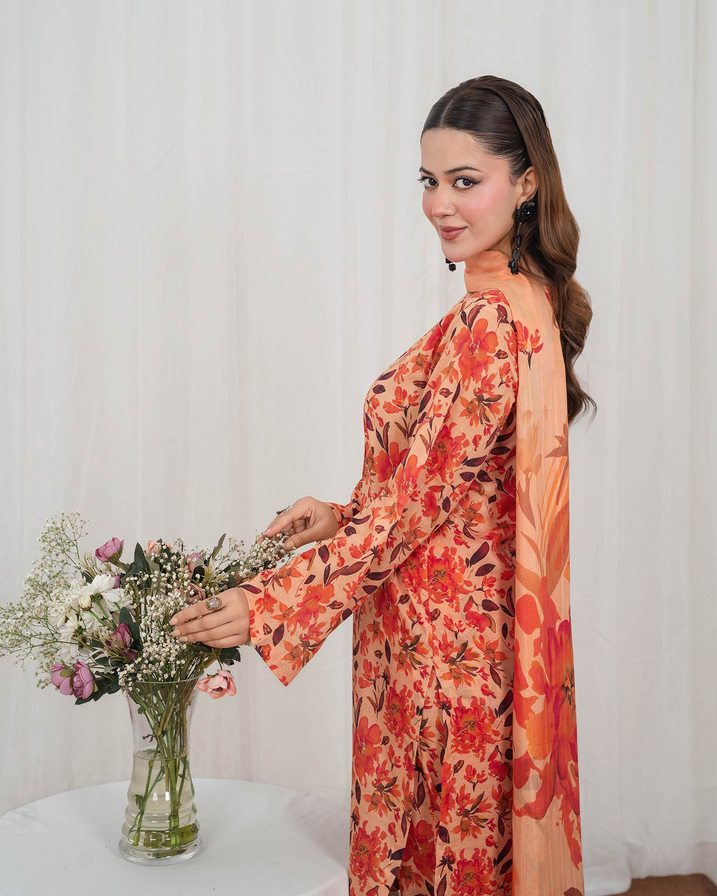 3 Piece Stitched Printed Lawn - 02568