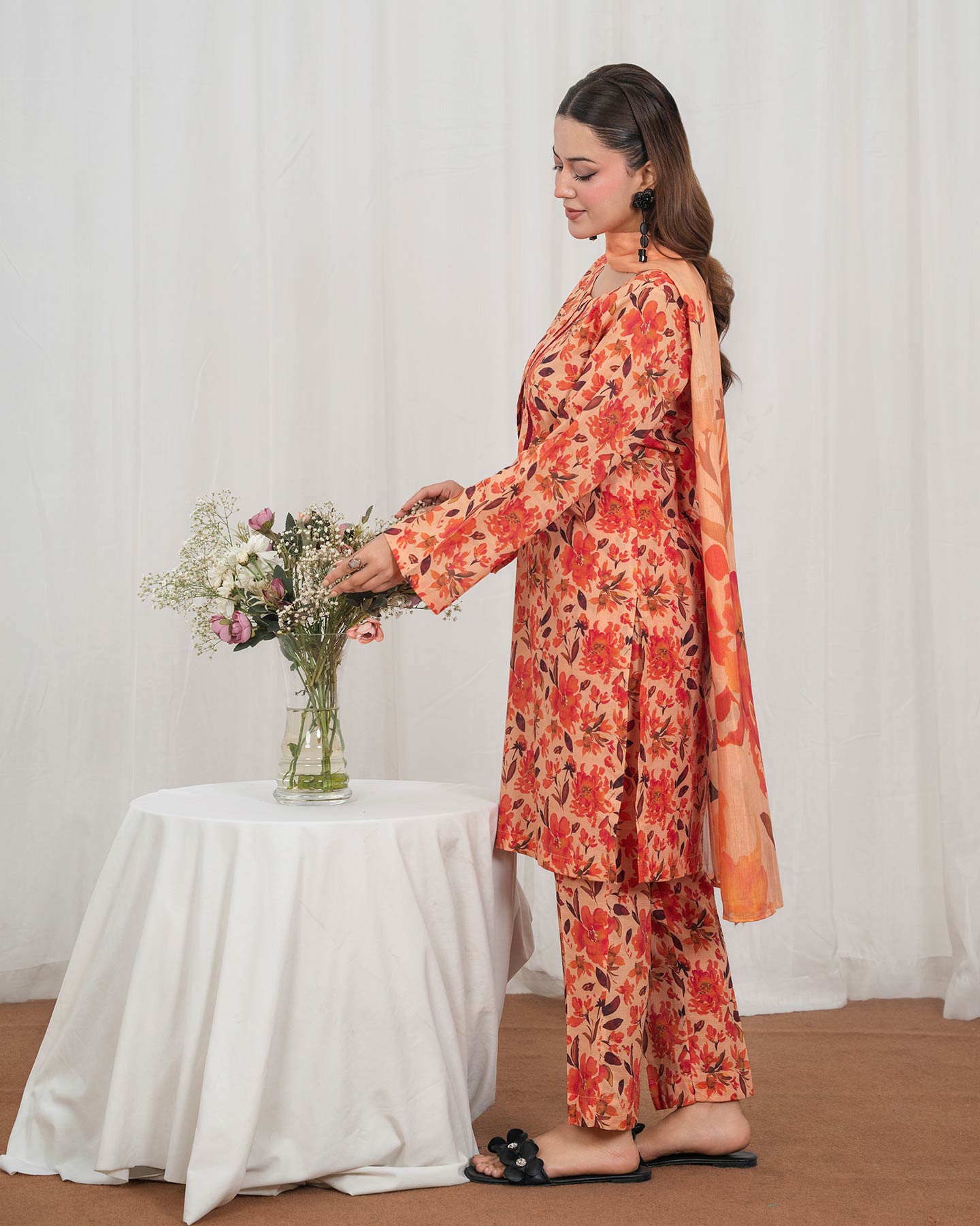 3 Piece Stitched Printed Lawn - 02568