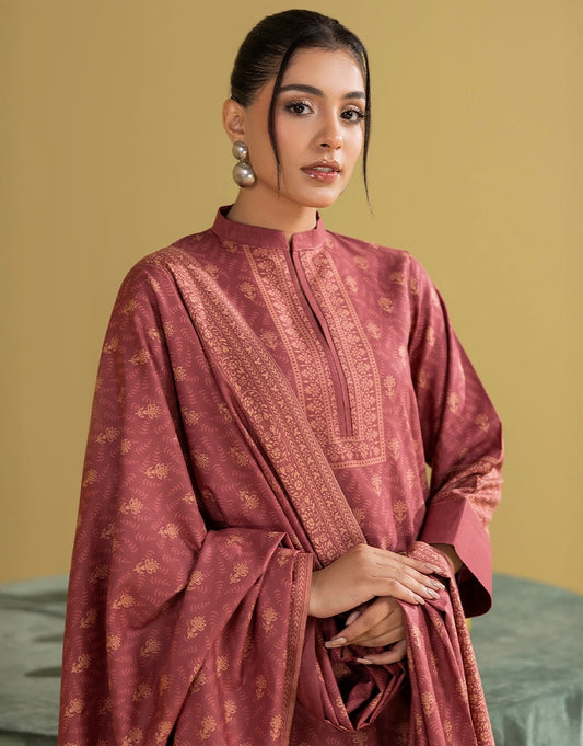 3 Piece - Digitally Printed Dhanak - CL102