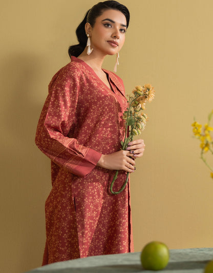 3 Piece - Digitally Printed Dhanak - CL105