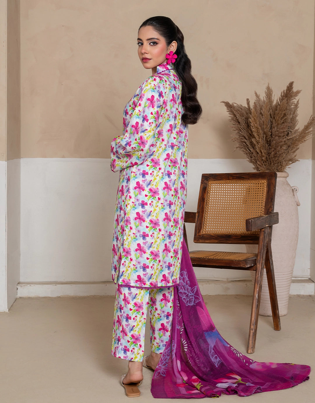 Gulandam - 3 Piece Stitched Printed Linen