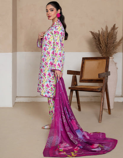 Gulandam - 3 Piece Stitched Printed Linen