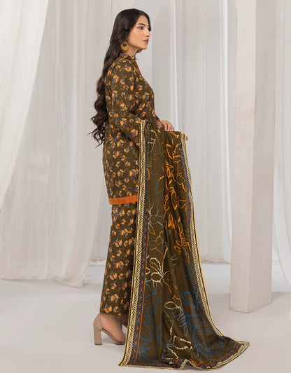 3 Piece - Digitally Printed Khaddar - R112