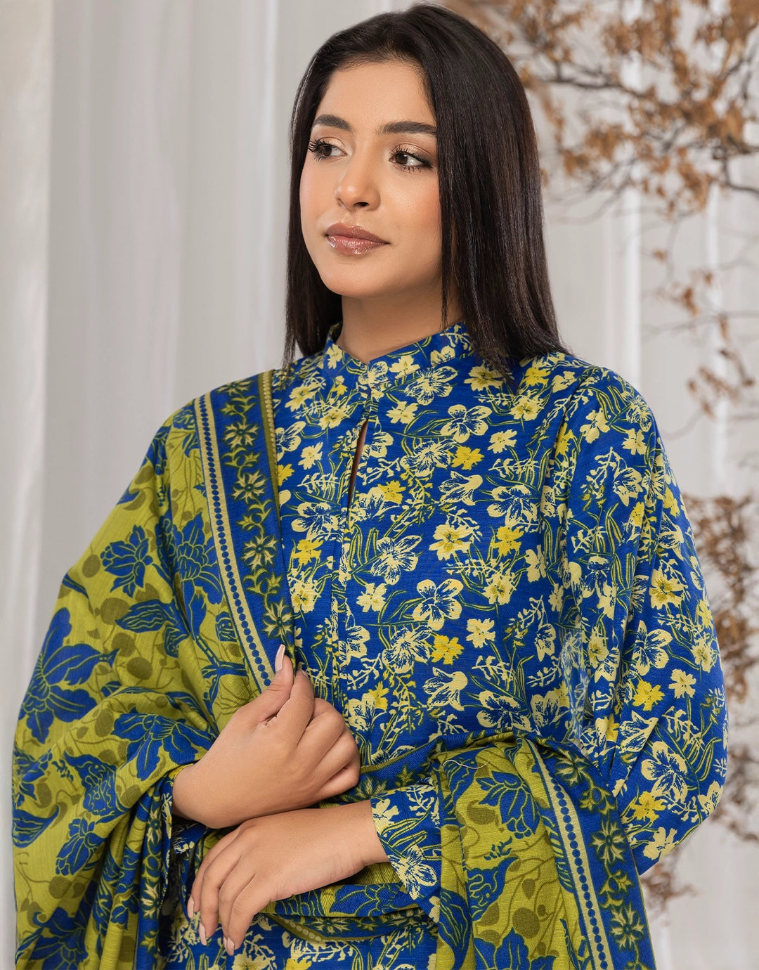 3 Piece - Digitally Printed Khaddar - R117