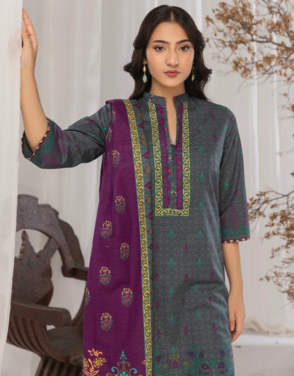 3 Piece - Digitally Printed Khaddar - R120