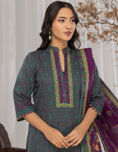 3 Piece - Digitally Printed Khaddar - R120