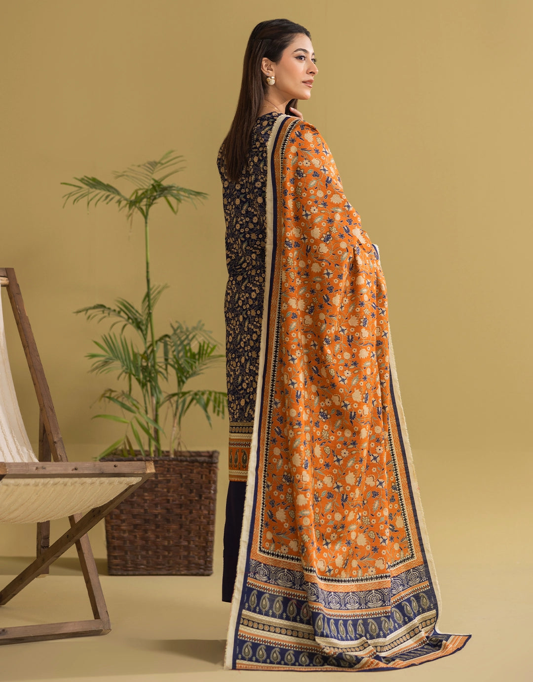 3 Piece - Digitally Printed Khaddar - R102