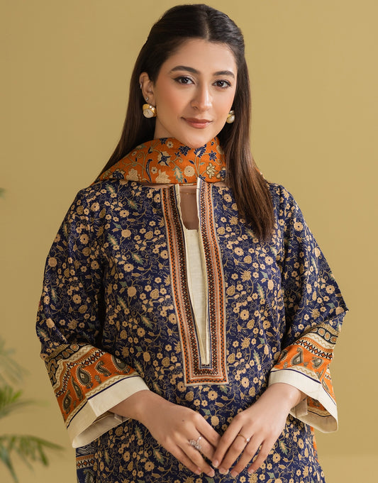 3 Piece - Digitally Printed Khaddar - R102