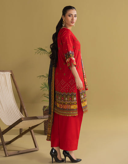 3 Piece - Digitally Printed Khaddar - R103