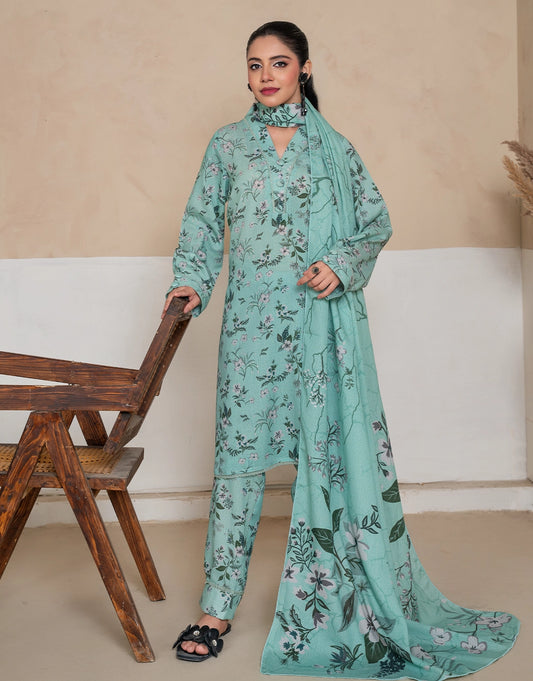 Lumina - 3 Piece Stitched Printed Karandi