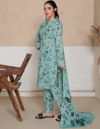Lumina - 3 Piece Stitched Printed Karandi