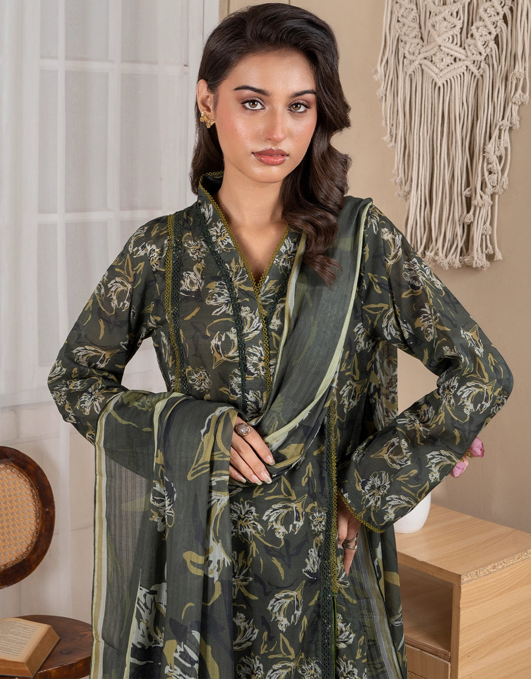 Mehar Un Nisa - 3 Piece Stitched Printed Lawn
