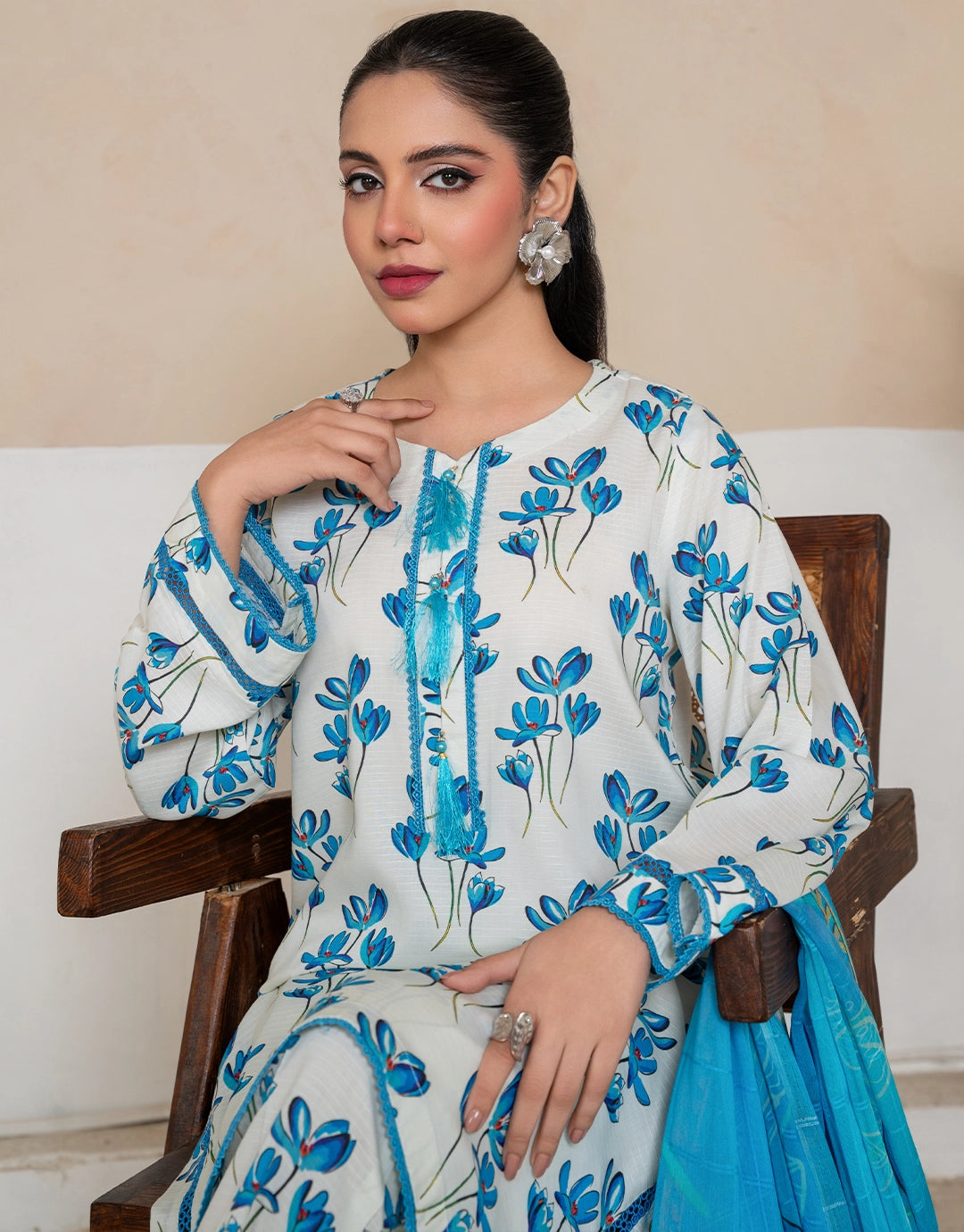 Mehrbano - 3 Piece Stitched Printed Linen