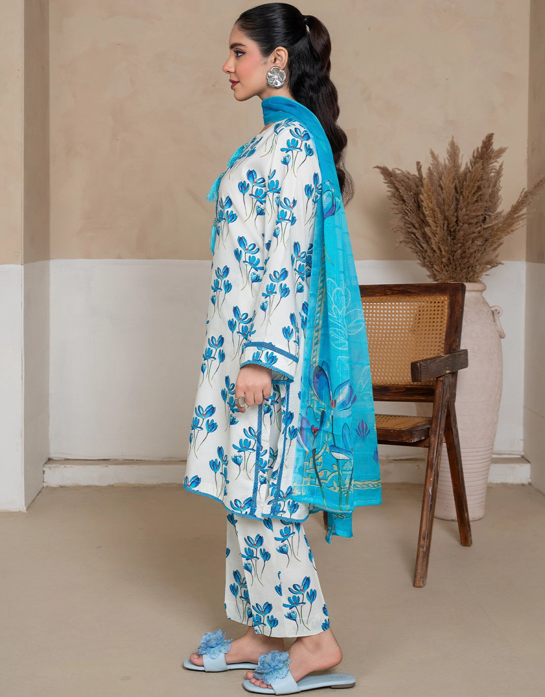 Mehrbano - 3 Piece Stitched Printed Linen