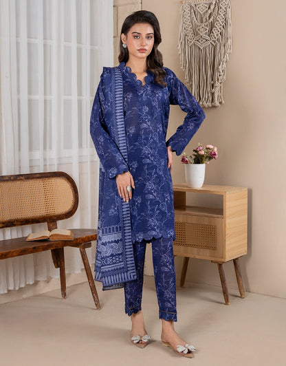 Noor E Nazar - 3 Piece Stitched Printed Lawn