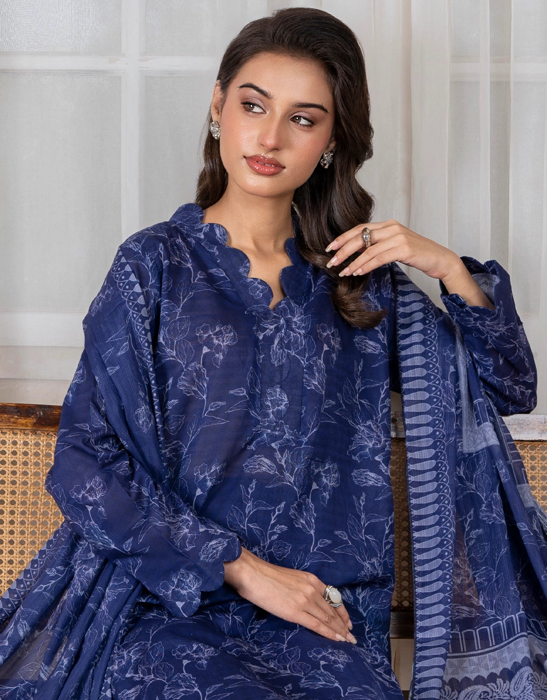 Noor E Nazar - 3 Piece Stitched Printed Lawn