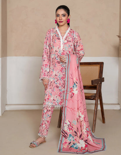 Rangrez - 3 Piece Stitched Printed Karandi