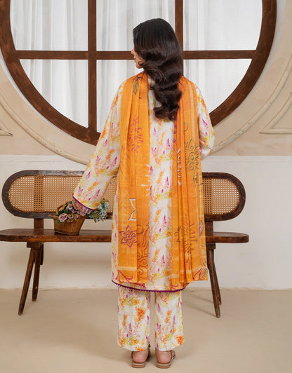 Shagufta - 3 Piece Stitched Printed Linen