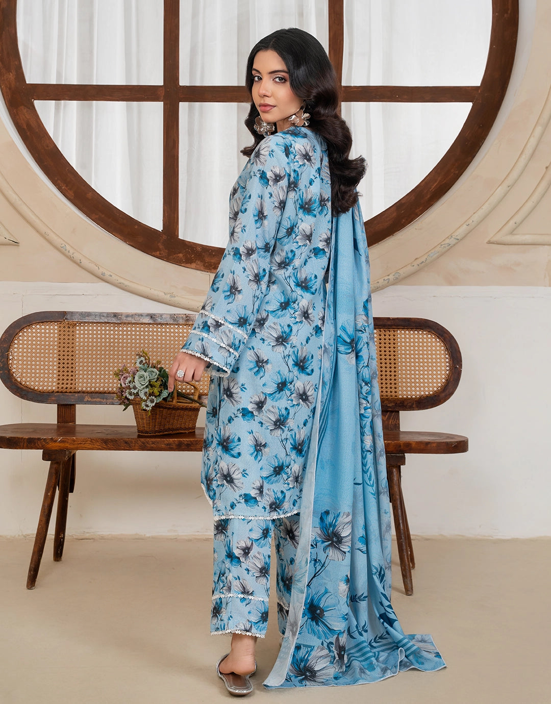 Shahkaar - 3 Piece Stitched Printed Karandi