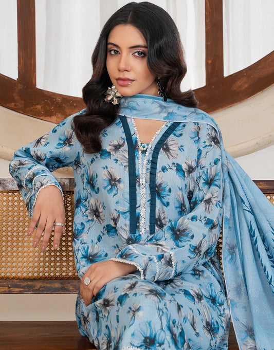 Shahkaar - 3 Piece Stitched Printed Karandi