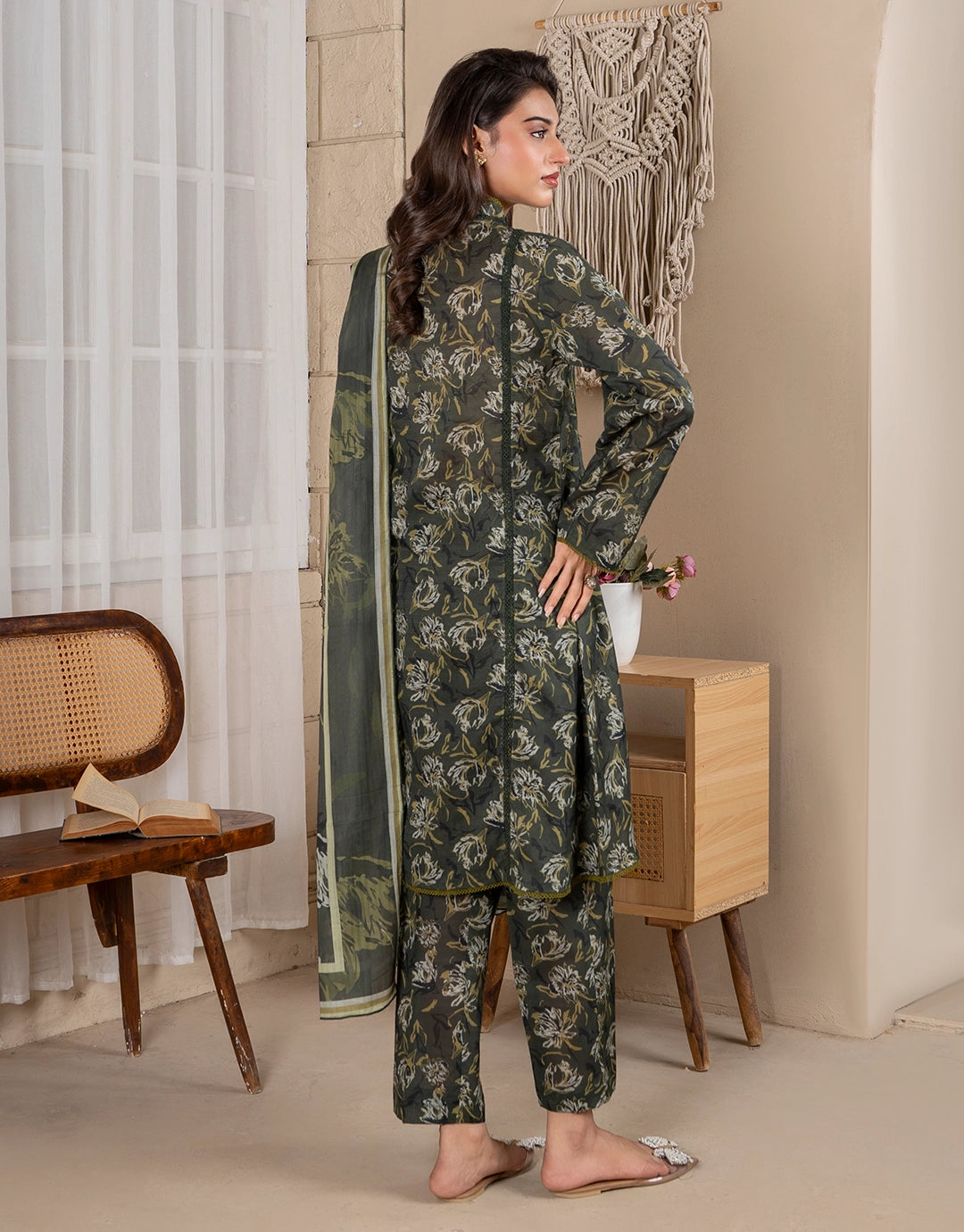 Mehar Un Nisa - 3 Piece Stitched Printed Lawn