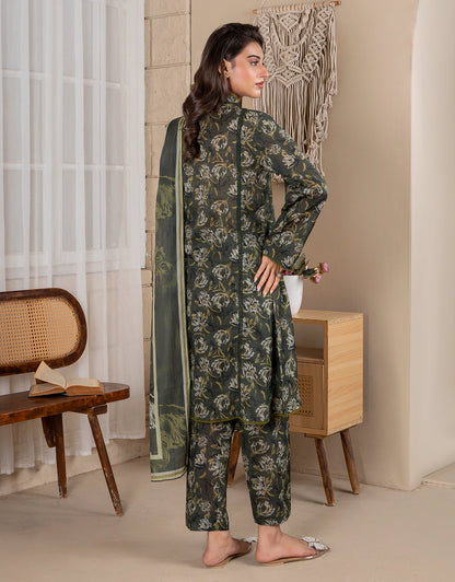 Mehar Un Nisa - 3 Piece Stitched Printed Lawn