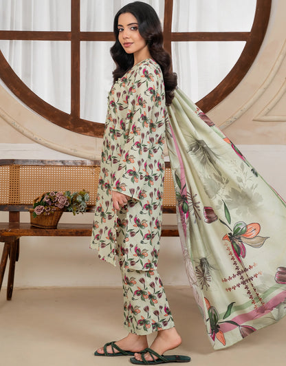 Velvet Rogue - 3 Piece Stitched Printed Karandi